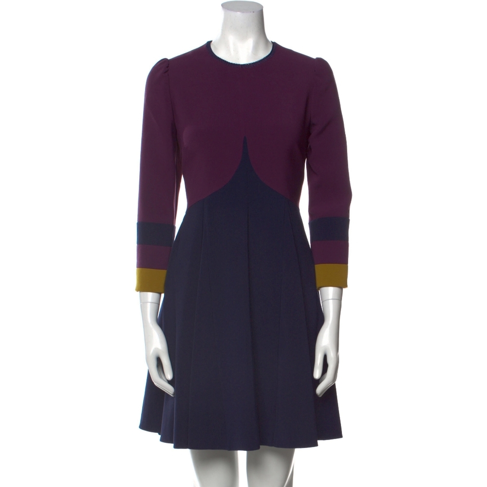 Roksanda Colorblock Skater Midi Dress